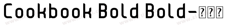 Cookbook Bold Bold字体转换